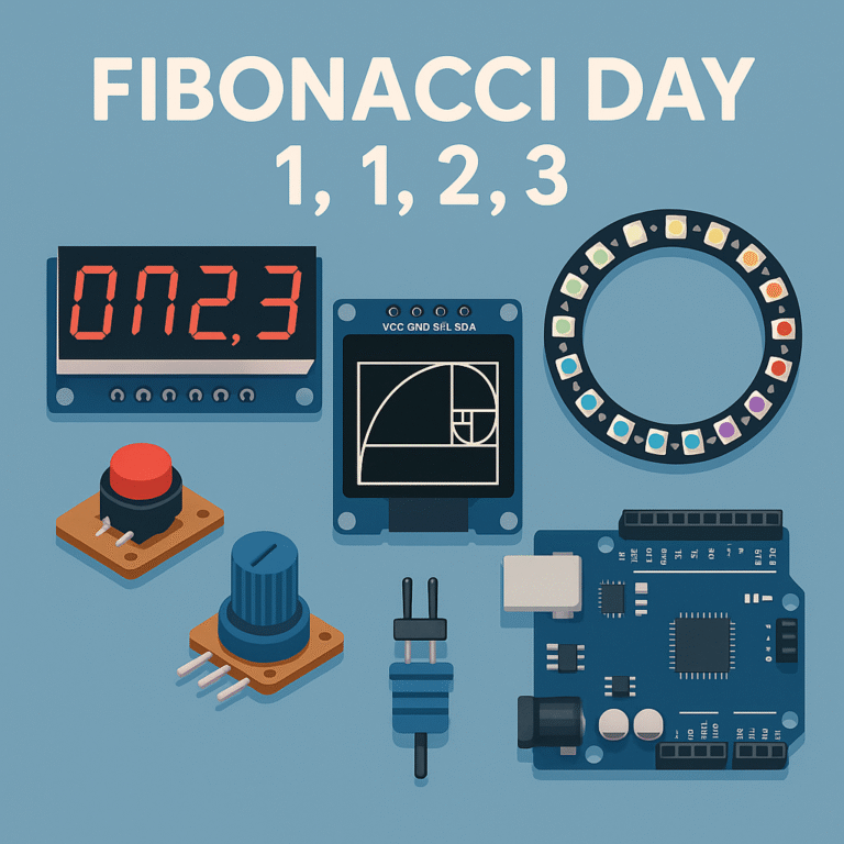 Fibonacci Day: Turning 1, 1, 2, 3 into Hands-On Maker Projects