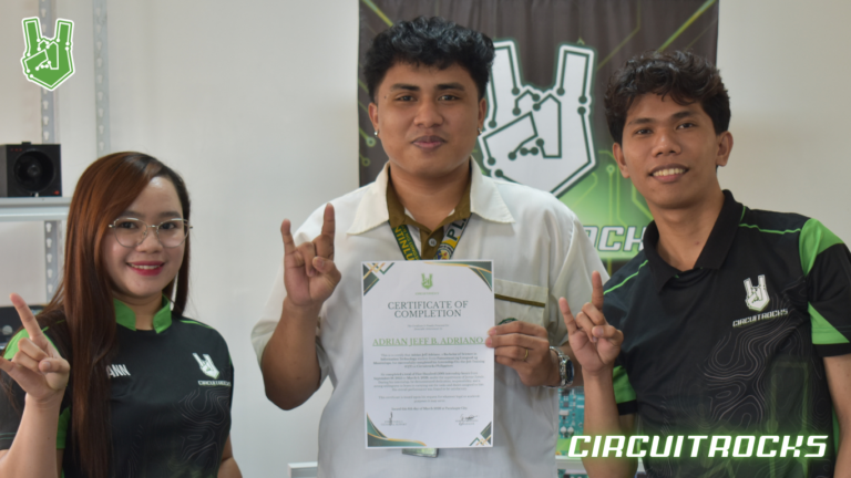 Celebrating Our OJT Student: Adrian Jeff Adriano Completes His Internship at Circuitrocks