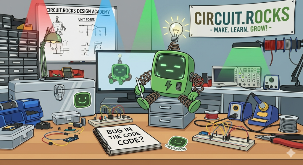 Meet Chip: The Circuit.Rocks Design Academy Mascot