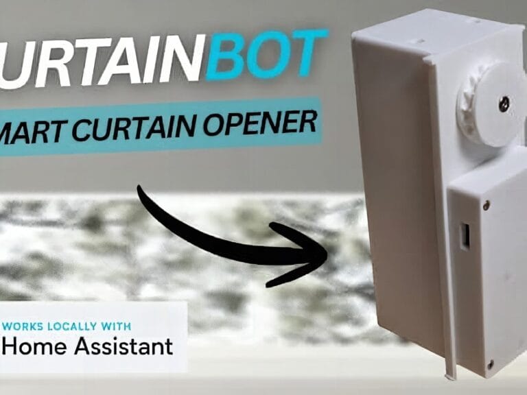Renter-Safe DIY Smart Curtains with ESP32, AS5600 & Home Assistant