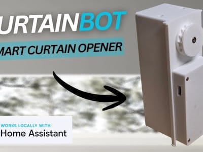 Renter-Safe DIY Smart Curtains with ESP32, AS5600 & Home Assistant
