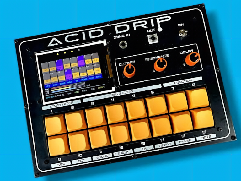 Acid Drip: Build a Portable RP2040 TB-303 Acid Synth Clone
