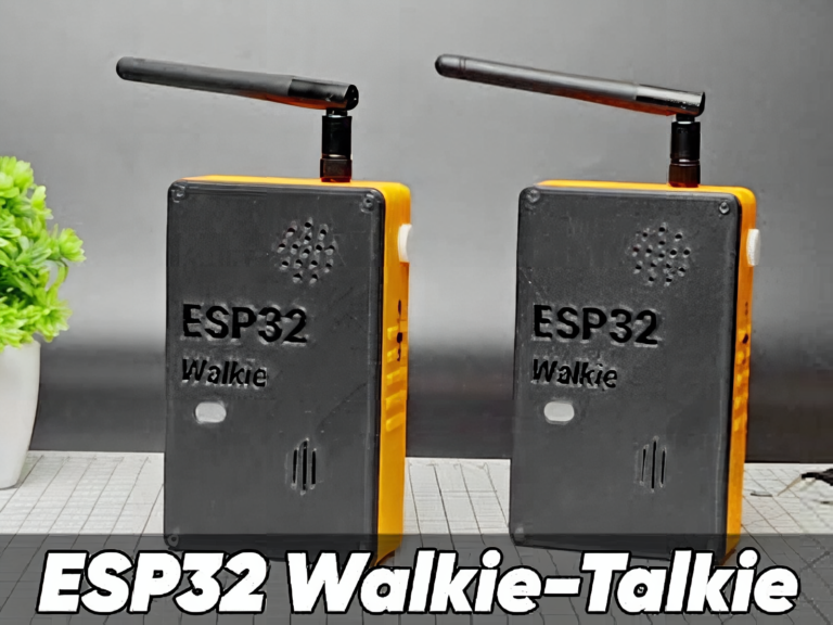 Build Your Own ESP32 Walkie-Talkies With ESP-NOW