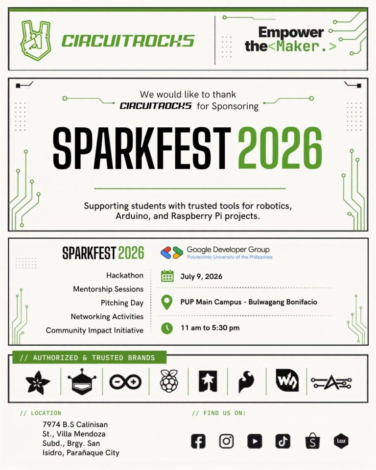 Circuit.Rocks Sponsors SparkFest 2026: GDG PUP Hackathon on July 9