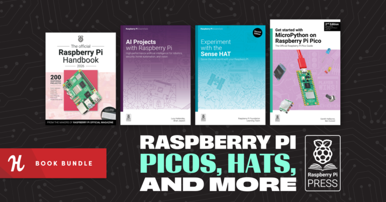 Name-Your-Price Raspberry Pi Press Bundle: 16 Pico & HAT Books