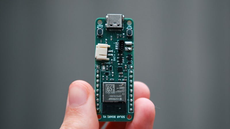 Solar Devboard V1: An ESP32-C6 Sensor Node That Charges Itself