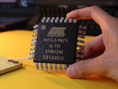 This Giant ATmega Chip Doubles as a Qi Wireless Charger