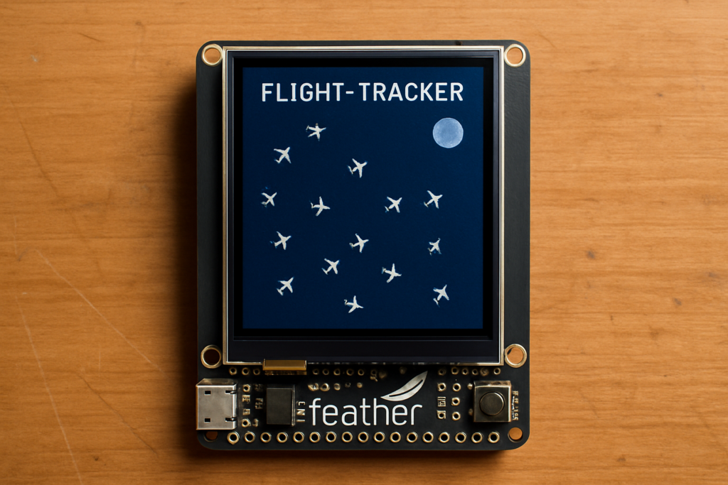 Weekend Build: A Moon-Transit Flight Tracker on Feather RP2350