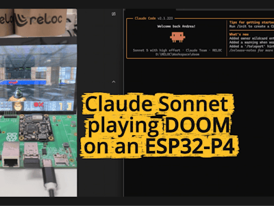 An ESP32-P4 Runs Doom While Claude Sonnet Fumbles the Controls