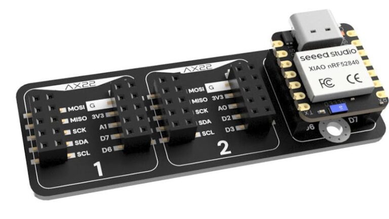 Axiometa’s AX22 Shield Turns Seeed XIAO Into a Solderless Rig