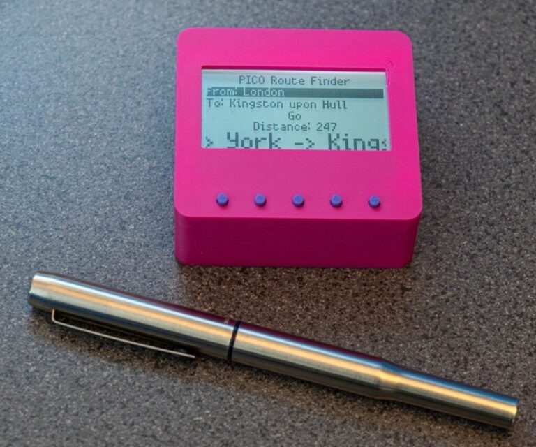 Build a Pocket Route Finder on Raspberry Pi Pico with Dijkstra