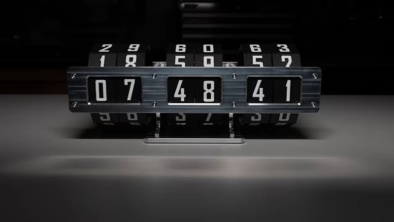 Clough42’s GPS Clock Spins Its Numbers with a Pico and TMC2208