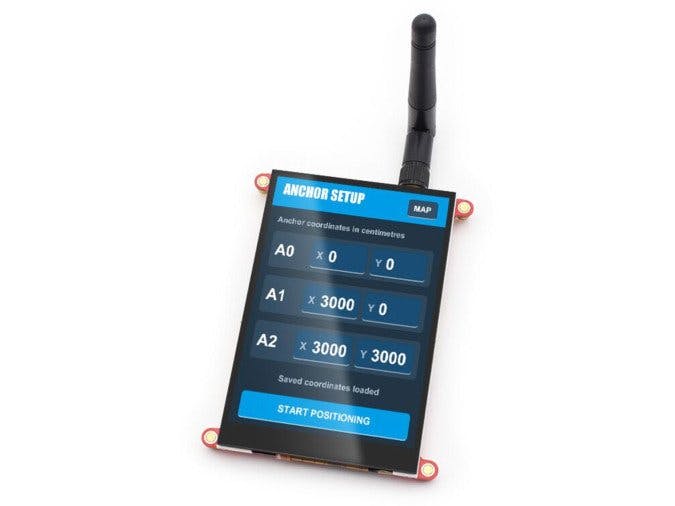 MaTouch ESP32-S3 MaUWB: UWB Indoor Positioning On-Screen