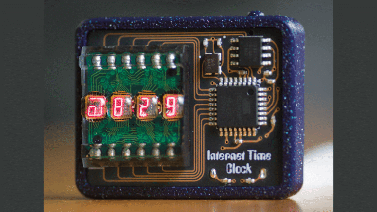 This ATmega328P Clock Keeps Swatch’s Failed Internet Time Alive