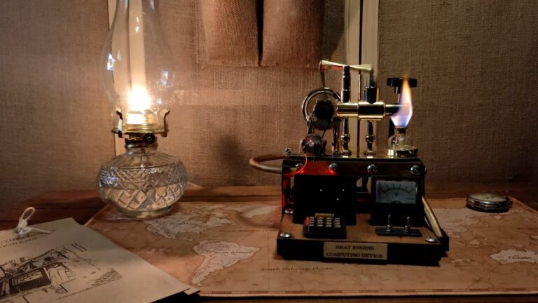 This ESP32 CHIP-8 Computer Runs on a Flame and a Stirling Engine
