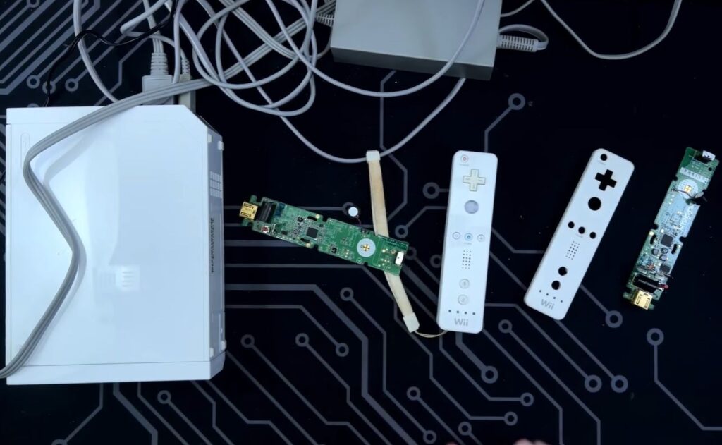 Three Corroded WiiMotes, One Working Controller and an ESP32-S3