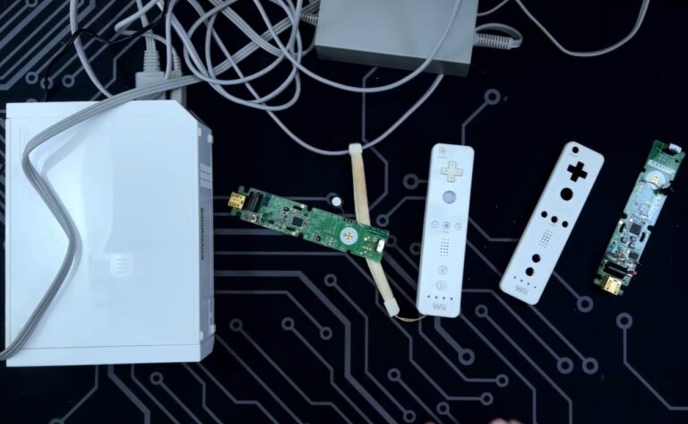 Three Corroded WiiMotes, One Working Controller and an ESP32-S3