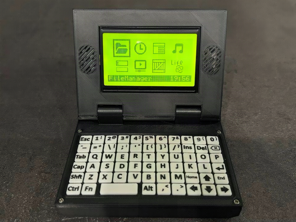 Build an 8-Bit Arduino Laptop with FreeRTOS and 8 KB of RAM