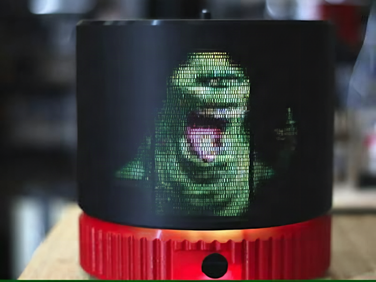 Nipkow Drum 3D Display: 1884 TV Tech Meets Fast LED Matrix Panels