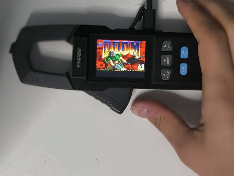 Doom Runs on a $30 Clamp Meter With Just 32 KB of RAM