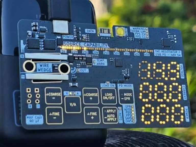 Negotiator II: A Business-Card USB-C PD Bench Power Supply