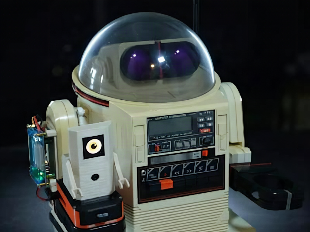 Omnibot Upgrade: Raspberry Pi 5 and AI Camera Revive a 1984 Robot