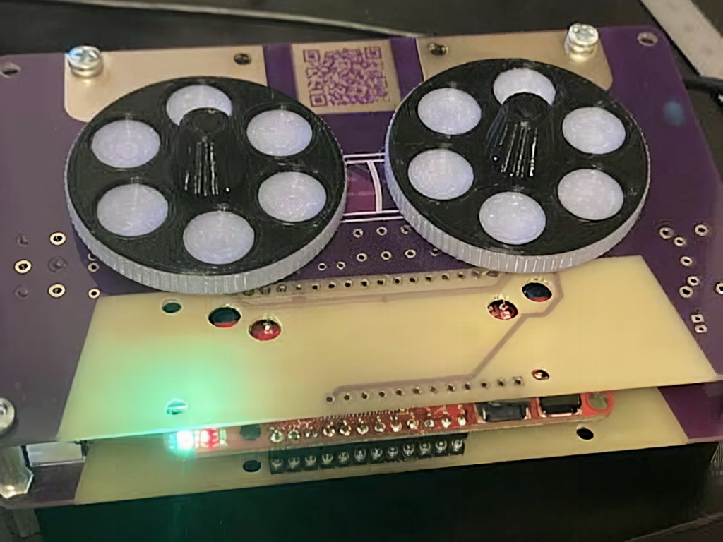 TWEACMAN: A Pocket WAV Player With Tape-Style Scrubbing Knobs